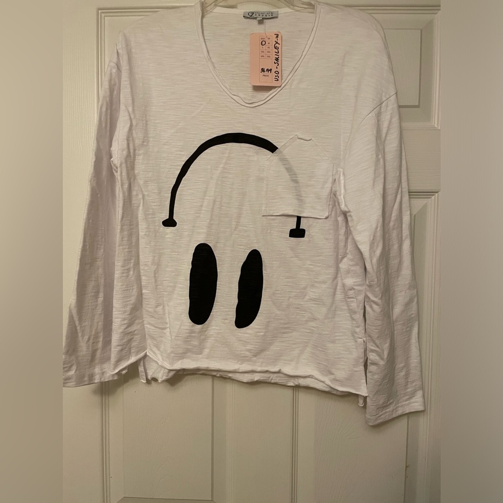 Upside down smiley face by cezele collection
